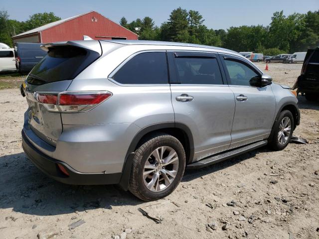 5TDJKRFH9FS207394 - 2015 TOYOTA HIGHLANDER XLE GRAY photo 3