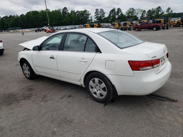 5NPET46C07H268839 - 2007 HYUNDAI SONATA GLS WHITE photo 2