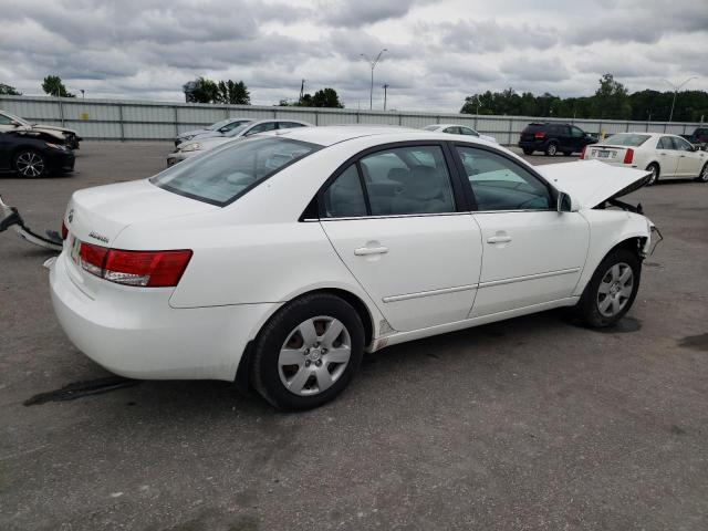 5NPET46C07H268839 - 2007 HYUNDAI SONATA GLS WHITE photo 3