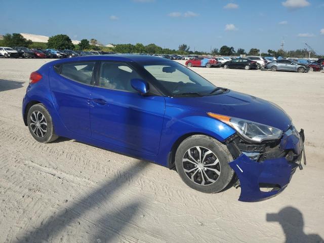 KMHTC6ADXCU057842 - 2012 HYUNDAI VELOSTER BLUE photo 4