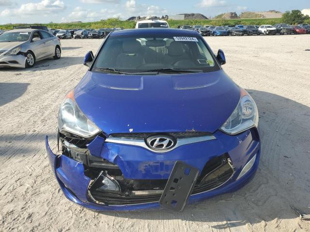 KMHTC6ADXCU057842 - 2012 HYUNDAI VELOSTER BLUE photo 5