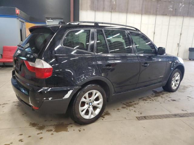 WBXPC9C44AWJ36058 - 2010 BMW X3 XDRIVE30I BLACK photo 3