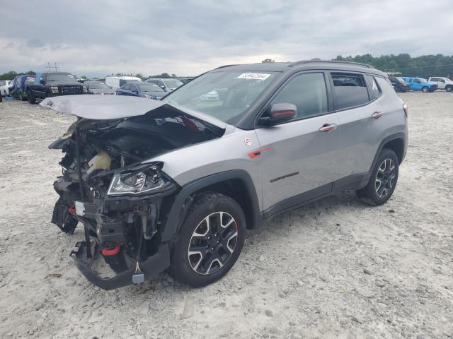 3C4NJDDB3KT811206 - 2019 JEEP COMPASS TRAILHAWK SILVER photo 1