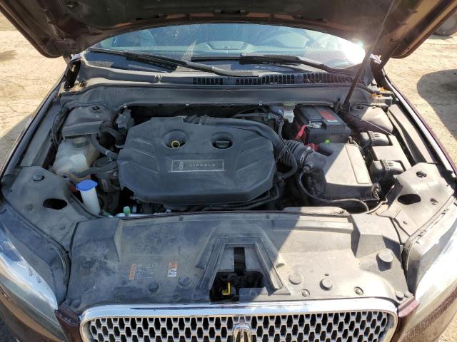 3LN6L5F91HR665257 - 2017 LINCOLN MKZ RESERVE 栗色 照片 11