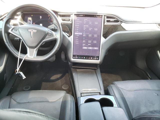 5YJSA1E11HF177408 - 2017 TESLA MODEL S Մոխրագույն լուսանկար 8