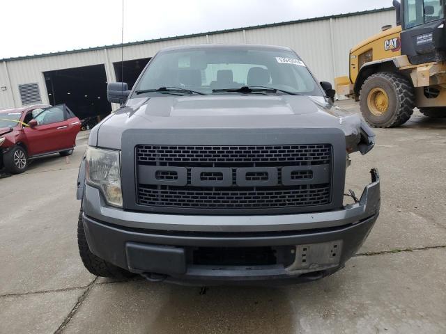 1FTFX1ET7DKF98340 - 2013 FORD F150 SUPER CAB GRAY photo 5