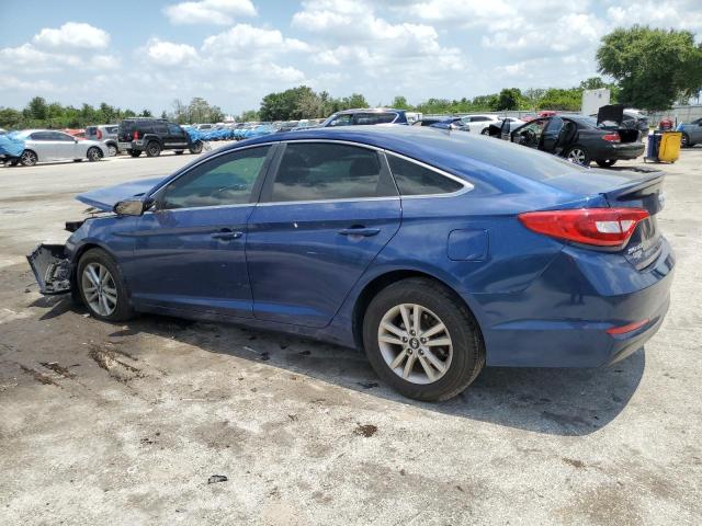 5NPE24AF9HH531917 - 2017 HYUNDAI SONATA SE BLUE photo 2