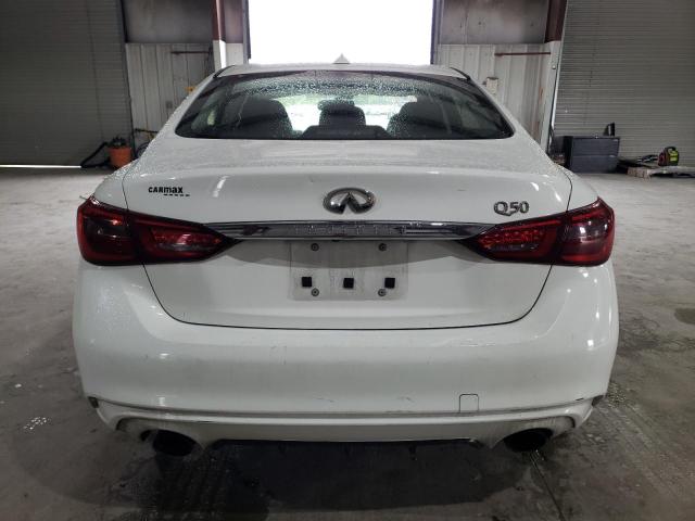 JN1EV7APXJM363334 - 2018 INFINITI Q50 LUXE WHITE photo 6