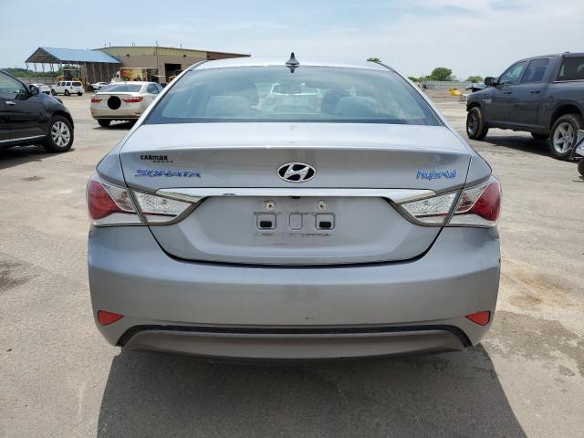 KMHEC4A47FA127865 - 2015 HYUNDAI SONATA HYBRID SILVER photo 6