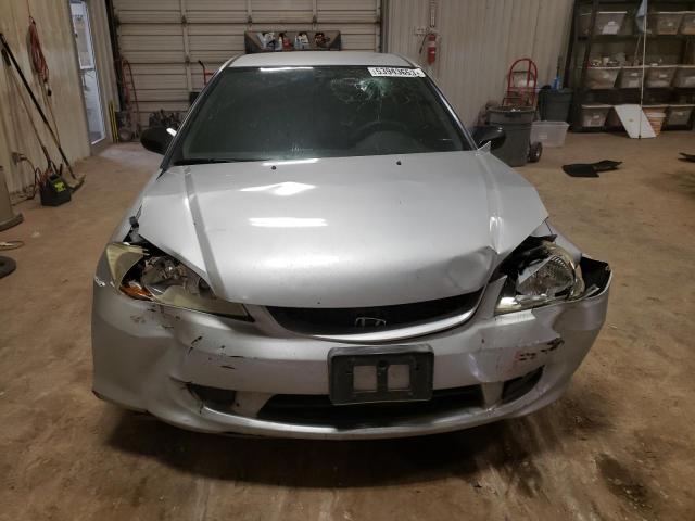 1HGEM22114L066381 - 2004 HONDA CIVIC DX VP 银色 照片 5