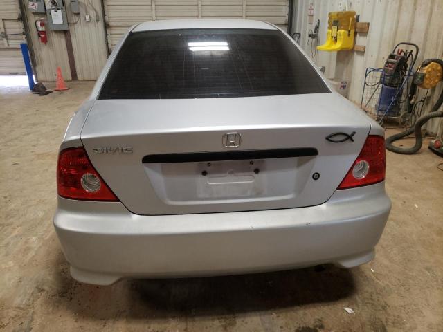 1HGEM22114L066381 - 2004 HONDA CIVIC DX VP 银色 照片 6