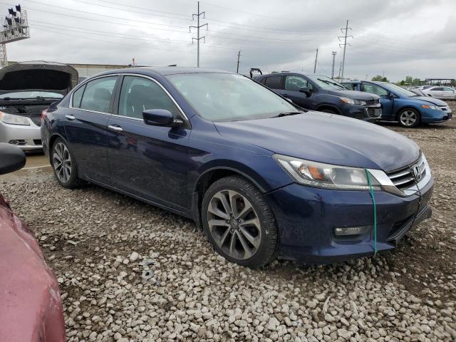 1HGCR2F56FA262241 - 2015 HONDA ACCORD SPORT BLUE photo 4