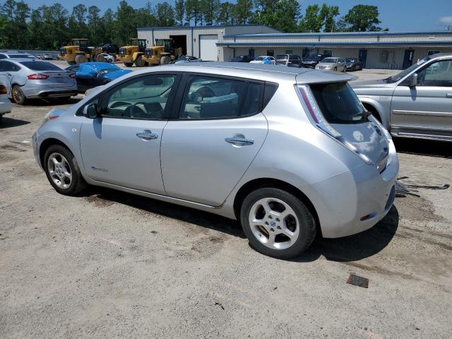 JN1AZ0CP6BT005906 - 2011 NISSAN LEAF SV SILVER photo 2