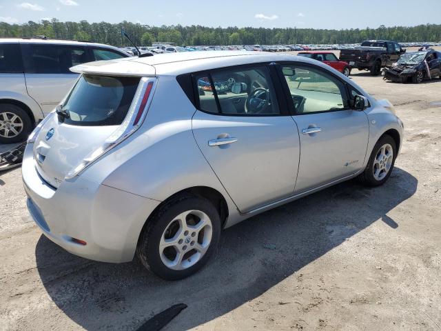 JN1AZ0CP6BT005906 - 2011 NISSAN LEAF SV SILVER photo 3