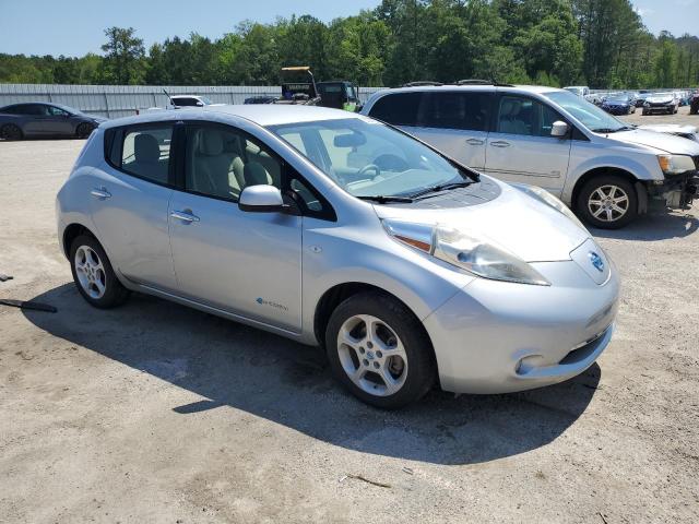 JN1AZ0CP6BT005906 - 2011 NISSAN LEAF SV SILVER photo 4