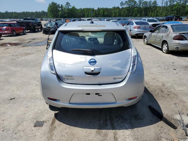 JN1AZ0CP6BT005906 - 2011 NISSAN LEAF SV SILVER photo 6