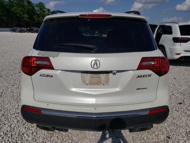 2HNYD2H65BH510252 - 2011 ACURA MDX TECHNOLOGY WHITE photo 6