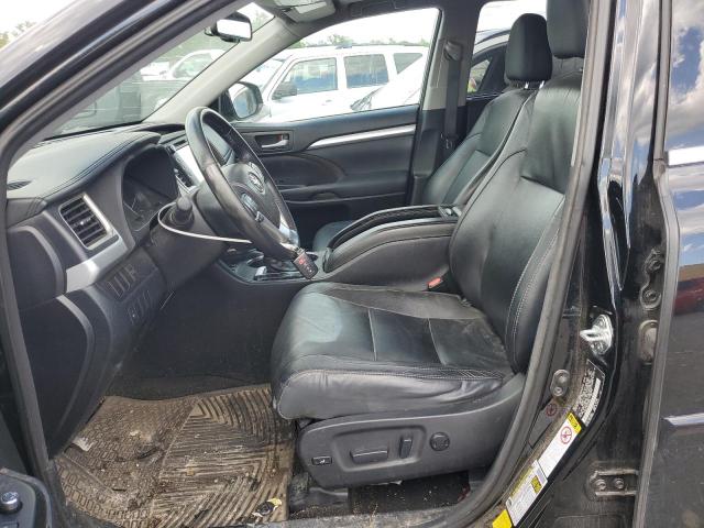 5TDKKRFH8ES020246 - 2014 TOYOTA HIGHLANDER XLE BLACK photo 7