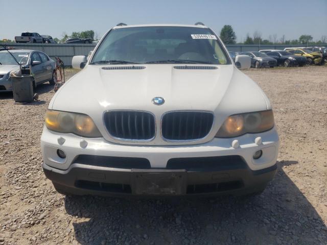 5UXFA13585LY02286 - 2005 BMW X5 3.0I WHITE photo 5