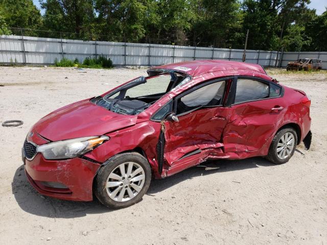 KNAFX4A66G5437785 - 2016 KIA FORTE LX RED photo 1