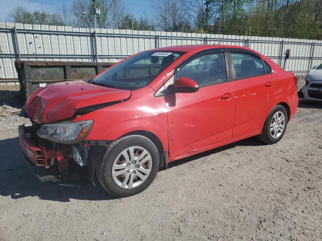 1G1JB5SH2H4160859 - 2017 CHEVROLET SONIC LS RED photo 1