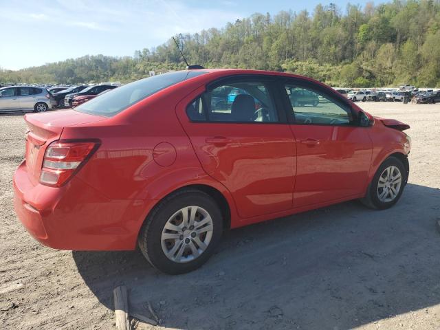 1G1JB5SH2H4160859 - 2017 CHEVROLET SONIC LS RED photo 3