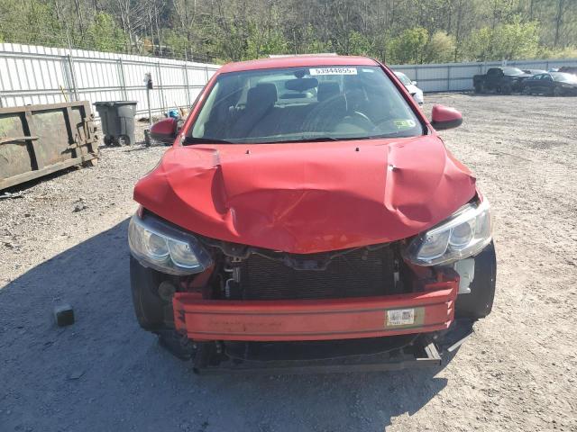 1G1JB5SH2H4160859 - 2017 CHEVROLET SONIC LS RED photo 5