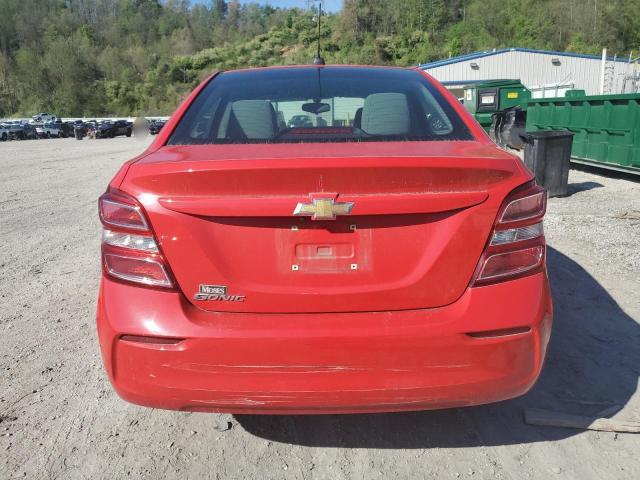 1G1JB5SH2H4160859 - 2017 CHEVROLET SONIC LS RED photo 6