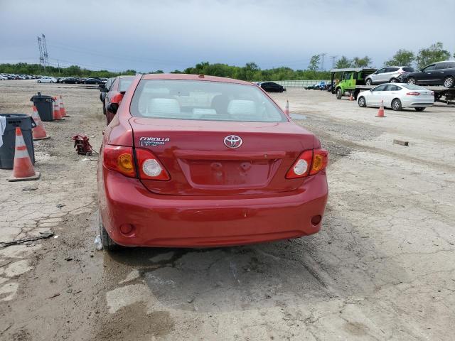 1NXBU40E09Z048647 - 2009 TOYOTA COROLLA BASE RED photo 6