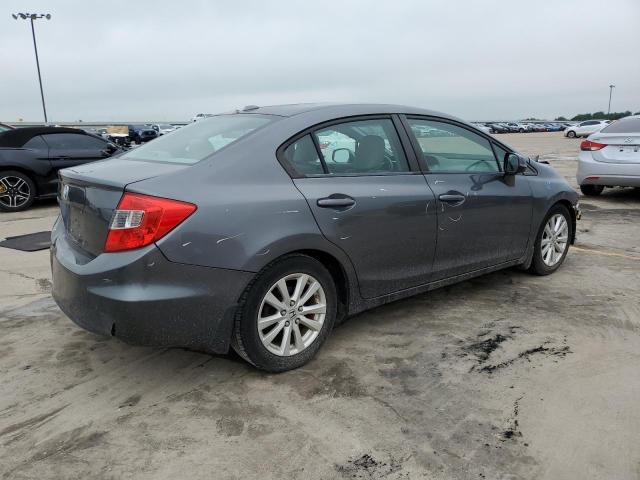 19XFB2F92CE324648 - 2012 HONDA CIVIC EXL GRAY photo 3