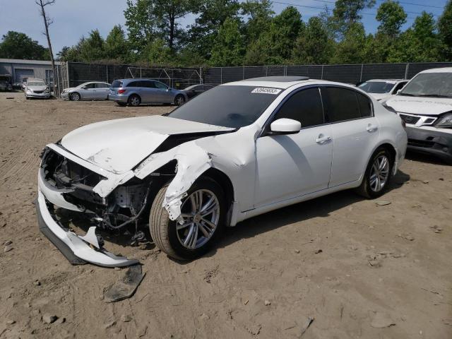 JN1CV6AR1BM354817 - 2011 INFINITI G37 AWD WHITE photo 1