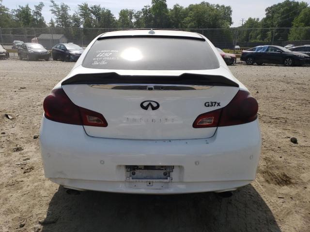 JN1CV6AR1BM354817 - 2011 INFINITI G37 AWD WHITE photo 6