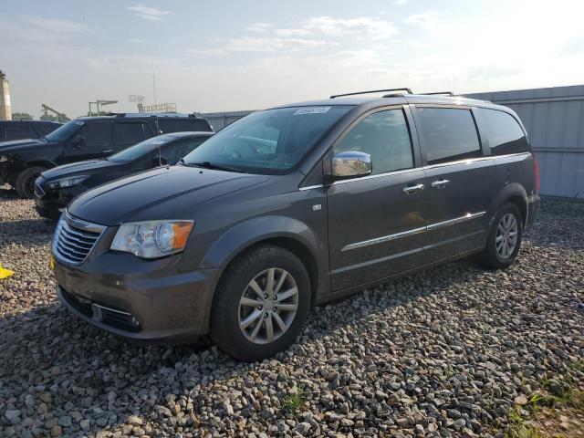 2C4RC1CG3ER408860 - 2014 CHRYSLER TOWN & COU TOURING L GRAY photo 1