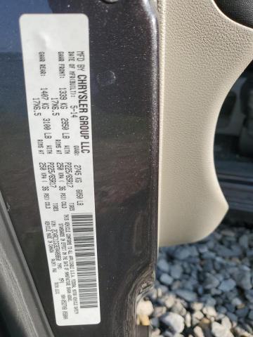 2C4RC1CG3ER408860 - 2014 CHRYSLER TOWN & COU TOURING L GRAY photo 13