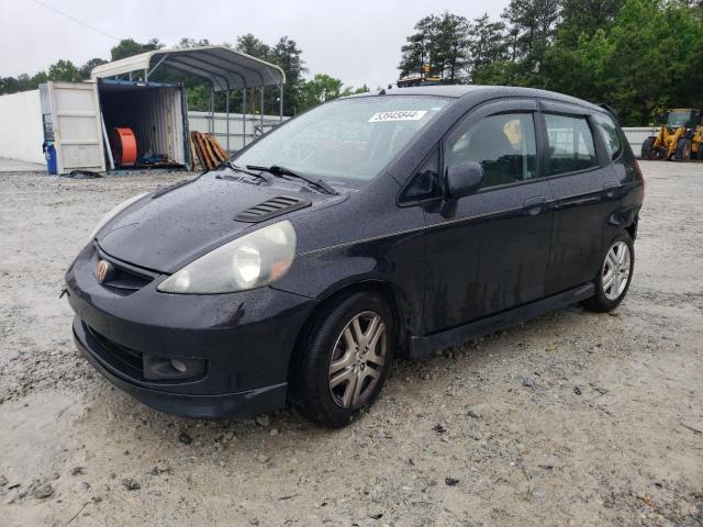 JHMGD38677S001110 - 2007 HONDA FIT S 灰色 照片 1