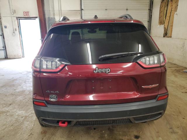 1C4PJMBX4KD361675 - 2019 JEEP CHEROKEE TRAILHAWK BURGUNDY photo 6