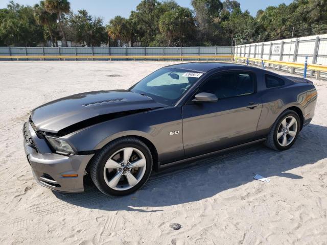 1ZVBP8CF5E5330713 - 2014 FORD MUSTANG GT GRAY photo 1