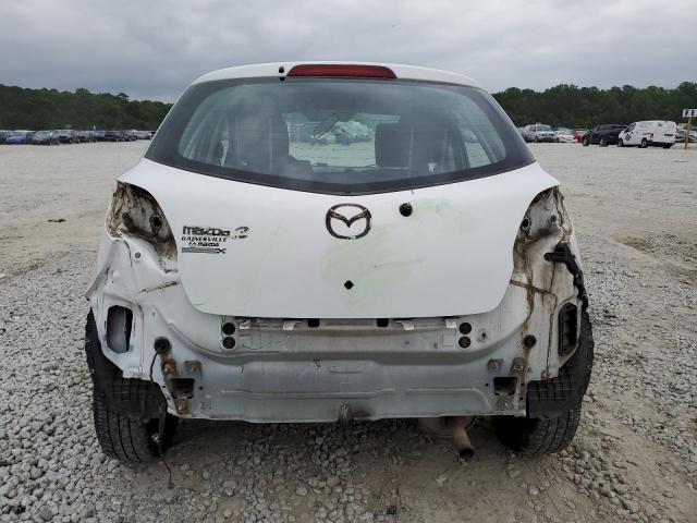 JM1DE1KY4D0156558 - 2013 MAZDA MAZDA2 WHITE photo 6