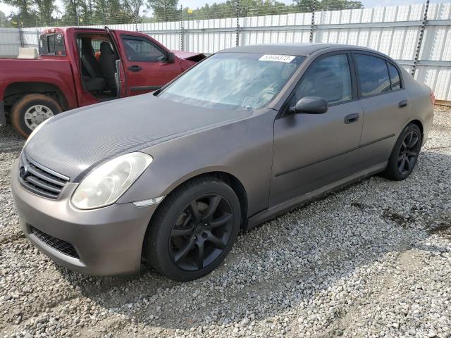 JNKCV51E16M509911 - 2006 INFINITI G35 GRAY photo 1