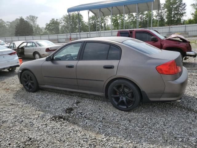 JNKCV51E16M509911 - 2006 INFINITI G35 GRAY photo 2