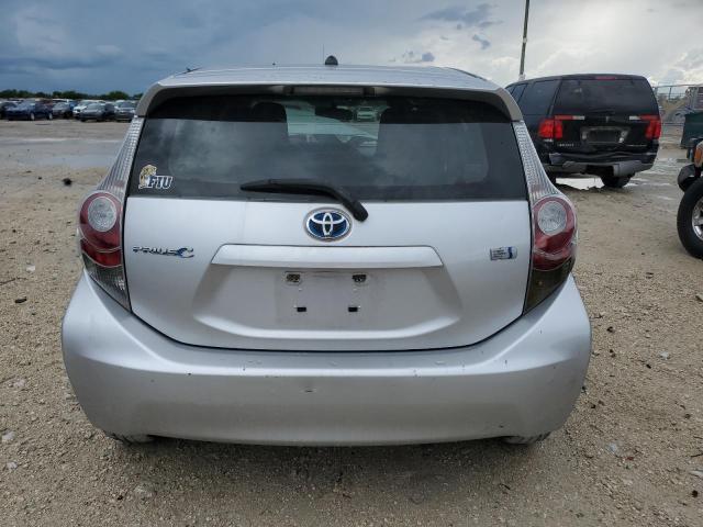 JTDKDTB39C1506060 - 2012 TOYOTA PRIUS C SILVER photo 6