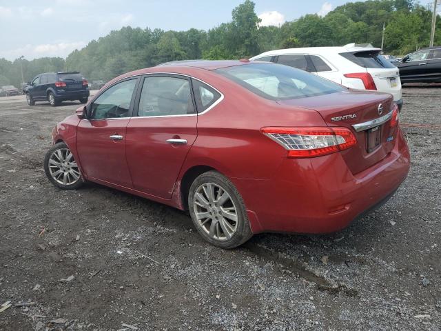 3N1AB7AP4EY325334 - 2014 NISSAN SENTRA S RED photo 2