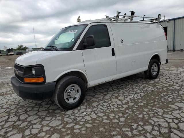 1GCWGFCA7E1119906 - 2014 CHEVROLET EXPRESS G2 WHITE photo 1