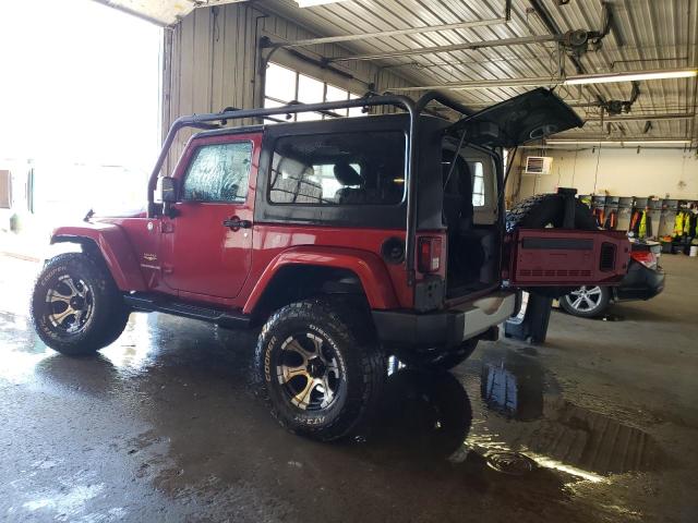 1C4AJWBG3CL283480 - 2012 JEEP WRANGLER SAHARA RED photo 2