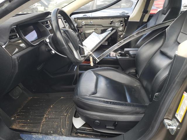 5YJSA1E23GF122384 - 2016 TESLA MODEL S Qəhvəyi foto 7