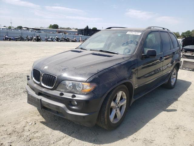 5UXFA13565LY03792 - 2005 BMW X5 3.0I BLACK photo 2