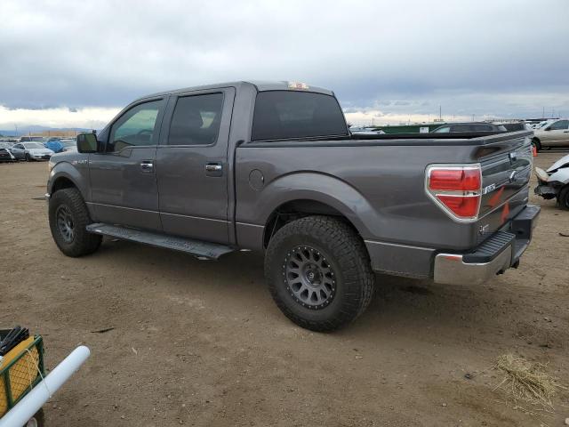 1FTEW1CM5DKE19545 - 2013 FORD F150 SUPERCREW GRAY photo 2