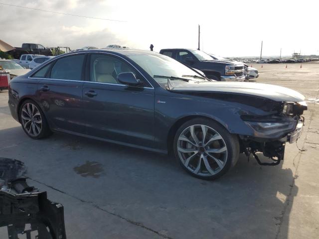 WAUHGAFC3EN014973 - 2014 AUDI A6 PRESTIGE GRAY photo 4