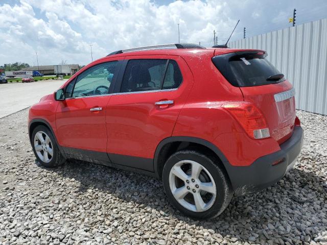 3GNCJNSBXFL216835 - 2015 CHEVROLET TRAX LTZ RED photo 2