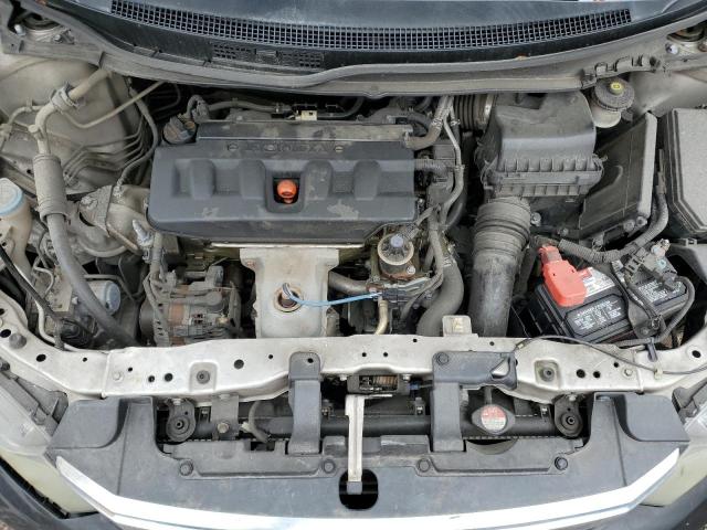 19XFB2F86CE093504 - 2012 HONDA CIVIC EX Gümüş fotoğraf 11